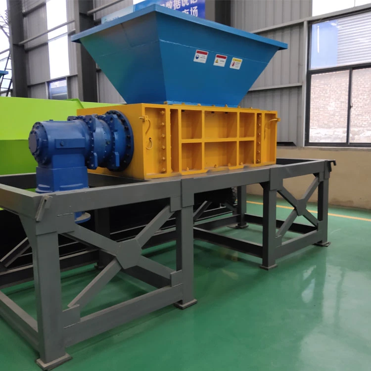 Solid Waste Crushing System Recycling Lineintelligent Control of Hydraulic Drive Shredder Machine