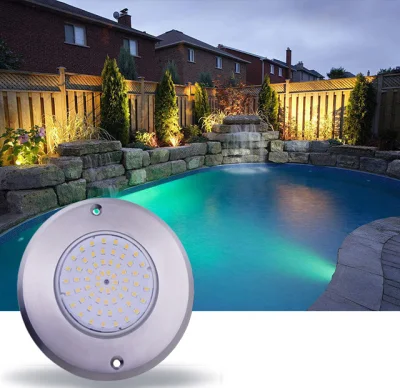 Luz para piscina de montagem em parede 36W AC12 / 24V RGB 120V Piscina LED luz de aço inoxidável