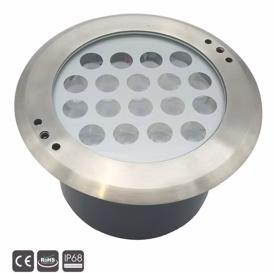 Montagem na parede das luzes RGB da piscina do diodo emissor de luz 18*3W