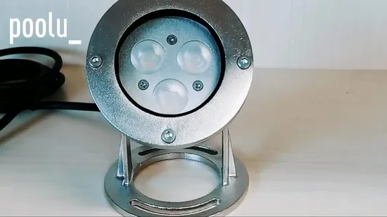 Aço inoxidável à prova dip68 água ip68 ao ar livre lagoa fonte piscina iluminação led 9w spot lâmpada luz subaquática