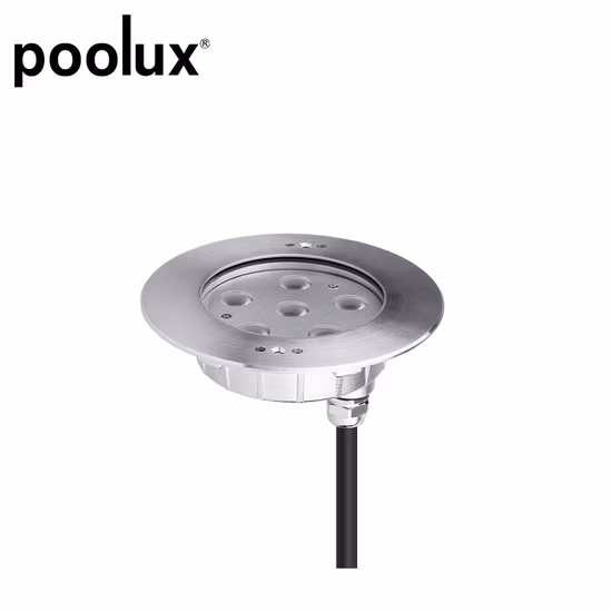 12V 24VDC IP68 RGB 3 em 1 LED 316 Luz de piscina embutida subaquática de aço inoxidável